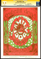 Superb Signed FD-33 Grateful Dead Handbill