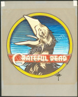 Amazing Grateful Dead Original Art by Rick Griffin