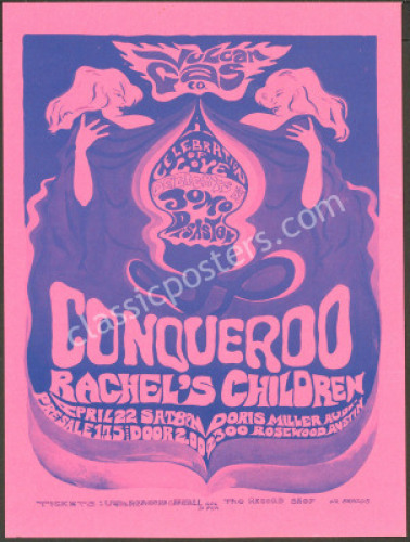 Rare VG-V Celebration of Love Handbill