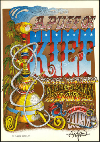 Gorgeous Signed Puff of Kief Poster