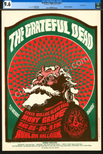 Certified FD-40 Hippie Santa Grateful Dead Poster