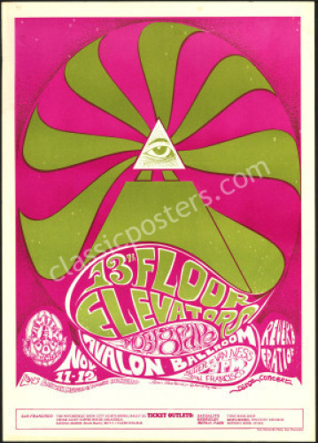 Original FD-34 13th Floor Elevators Poster