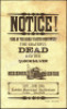 Scarce Grateful Dead AOR 3.103 Notice Handbill