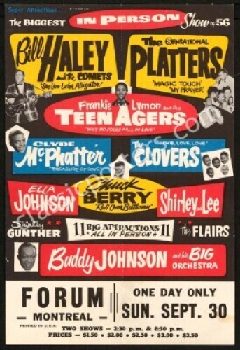 Fantastic Biggest Show of 1956 Handbill