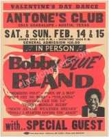 Huge Bobby Blue Bland at Antone’s Cardboard Poster