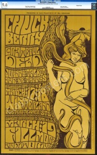 Beautiful Certified BG-55 Grateful Dead Poster