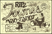 Scarce Townes Van Zandt Ritz Theater Poster