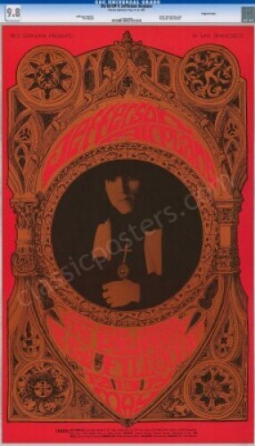 Superb Certified BG-63 Jefferson Airplane Poster