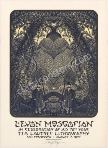 Signed Levon Mosgofian Poster