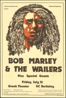 Popular Bob Marley at the Greek Theater Poster