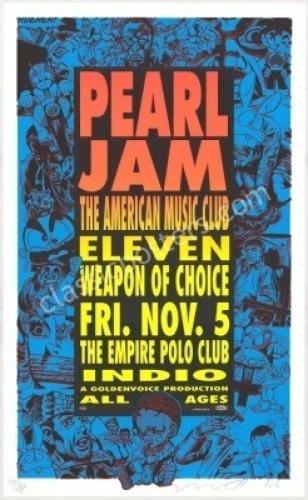 Pearl Jam Poster by TAZ