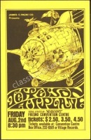 Scarce Jefferson Airplane Fresno Handbill