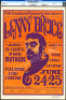 Superb Signed BG-13 Lenny Bruce Poster