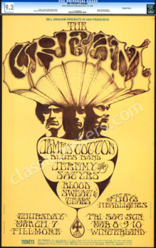 Rare Certified BG-110 Cream Poster