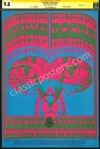 Signed and Certified Original FD-64 The Doors Poster