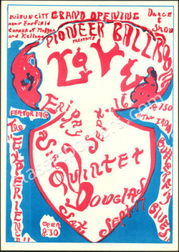 Rare Pioneer Ballroom Grand Opening Poster