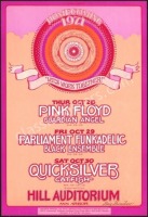 Extremely Rare Pink Floyd Hill Auditorium Poster