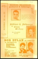 Rare Bob Dylan Detroit Handbill