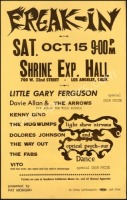 1966 Shrine Exposition Hall Freak-In Poster