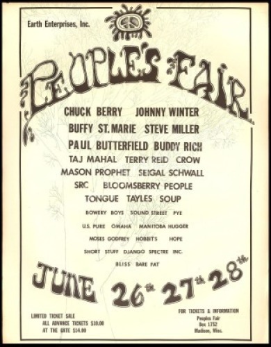 People’s Fair Poster from Madison, Wisconsin