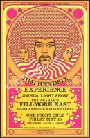 Rare AOR 2.90 Jimi Hendrix Fillmore East Poster