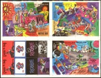 Scarce Grateful Dead Puzzle Pass Uncut Sheet