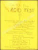 Extremely Rare Carthay Studios Acid Test Handbill