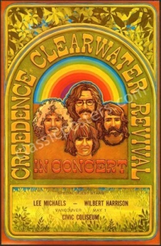 Attractive Creedence Clearwater Revival Vancouver Poster