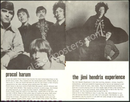 Jimi Hendrix Saville Theater Program