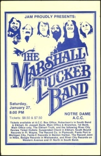 Marshall Tucker Notre Dame Poster