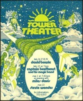 David Bowie Tower Theater Handbill