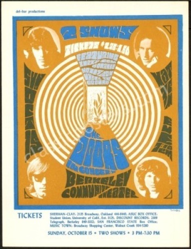 Popular The Doors Berkeley Handbill