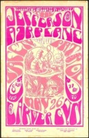 Rare 1967 Jefferson Airplane Washington Poster