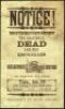 Popular AOR 3.104 Grateful Dead Notice Handbill