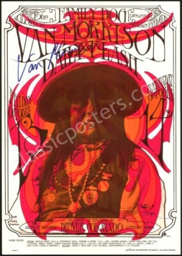 Van Morrison-Signed FD-D6 Poster