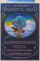 Beautiful Certified AOR 4.38 Blue Rose Poster