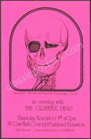 Scarce Grateful Dead Evanston Poster