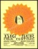 Very Scarce 1967 Big Sur Folk Festival Handbill