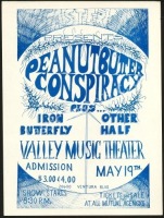 Rare Iron Butterfly Valley Music Theater Handbill