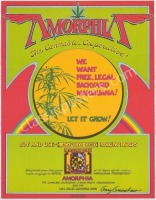 Scarce Signed Amorphia Cannabis Cooperative Poster