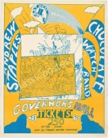 Scarce 1966 Chocolate Watchband Governors Hall Poster