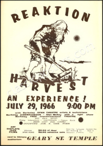 Scarce Reaktion Harvest Poster