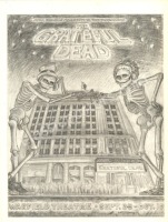 Incredible Grateful Dead Warfield Original Art