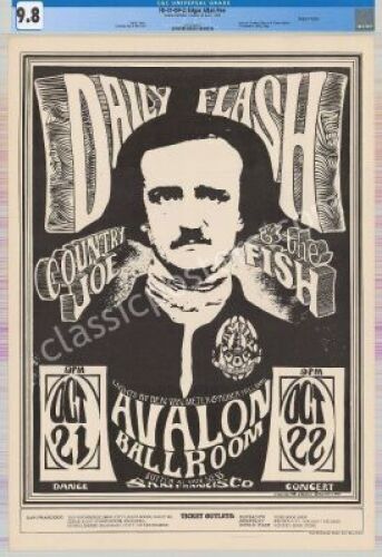 Certified Original FD-31 Edgar Allen Poe Poster