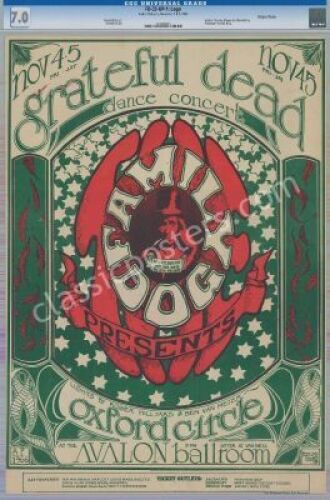 Nice Original Certified FD-33 Grateful Dead Poster