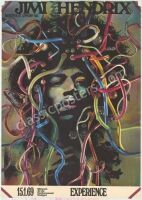 Gorgeous AOR 3.185 Jimi Hendrix Subway Poster