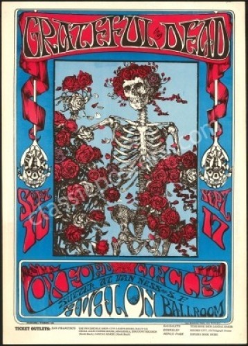 Beautiful Original FD-26 Grateful Dead Poster