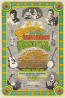 Splendid 1974 Golden State Country Bluegrass Festival Poster