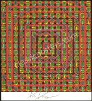 Tim Leary-Signed Space Migration Blotter Art