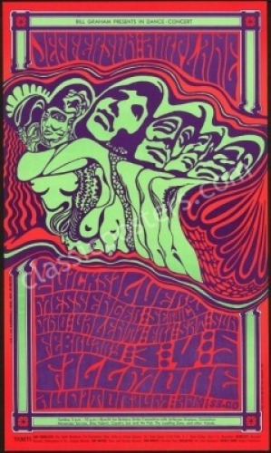 Near Mint BG-48 Jefferson Airplane Poster